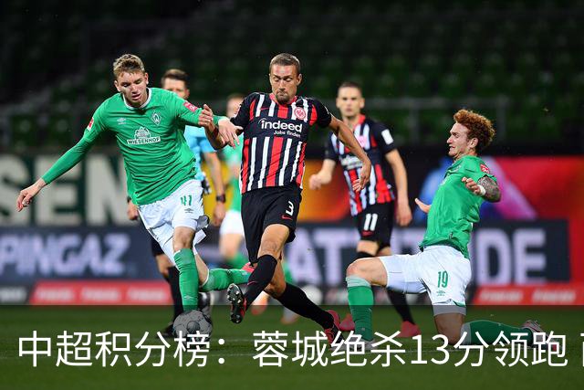 中超积分榜：蓉城绝杀13分领跑 西海岸12轮不败升至第6