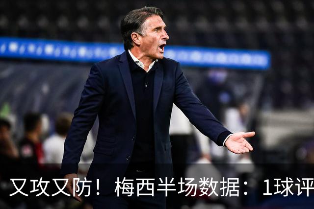 又攻又防！梅西半场数据：1球评分8分，还有2次抢断1次解围！